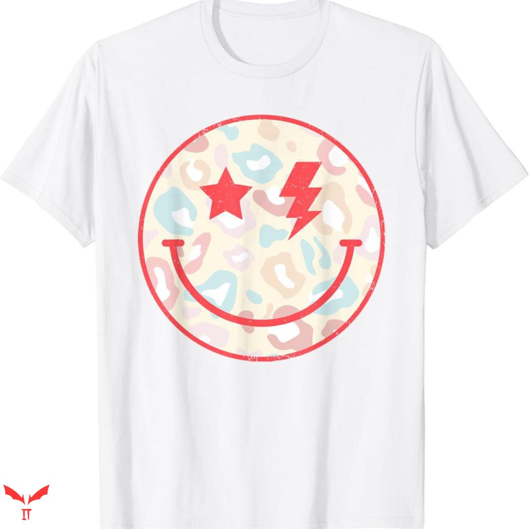 Preppy T-shirt Big Smile Face Preppy T-shirt Big Smile Face