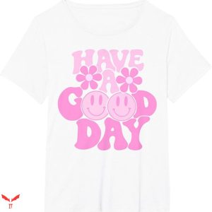 Preppy T-shirt Flower Smile