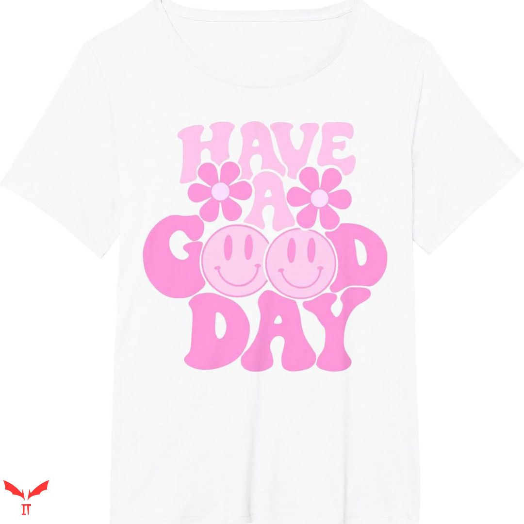 Preppy T-shirt Flower Smile Preppy T-shirt Flower Smile