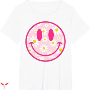 Preppy T-shirt Flower Smile Face