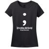 Project Semicolon Inspired Women’s T-Shirt