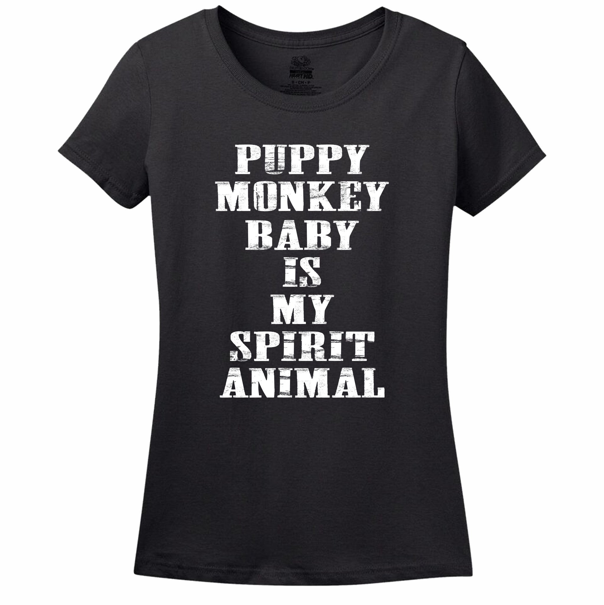 Puppy Monkey Baby Is My Spirit Animal Women's T-Shirt Puppy Monkey Baby Is My Spirit Animal Women's T-Shirt