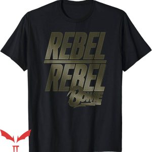 Rebelution Tour T-Shirt David Bowie Rebel Rebel TShirt Music