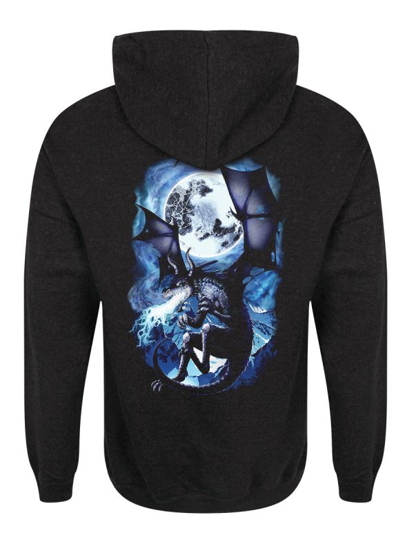 Requiem Collective Wyvern Flames Men’s Black Smoke Hoodie