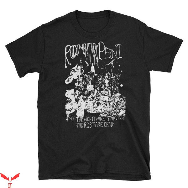 Rudimentary Peni T-Shirt Archaic Band Concert Poster TShirt