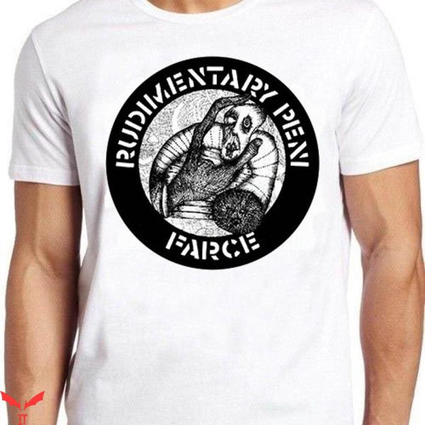 Rudimentary Peni T-Shirt Farce Punk Rock Cool Gift Tee