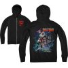 SILENT NIGHT DEADLY NIGHT HE KNOWS – ZIP UP HOODIE_3496