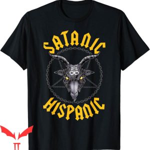 Satanic Hispanics T-Shirt Baphomet Pentagram Mexican Occult