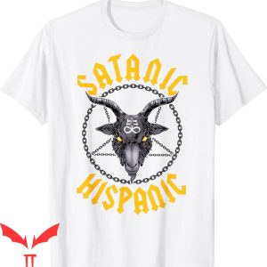 Satanic Hispanics T-Shirt Satanic Devil Skull Occult Goat