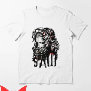 Saw X T-Shirt Face With Helmet Poster From The Movie Horror