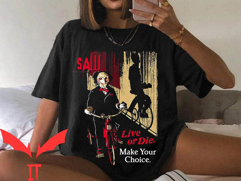 Saw X T-Shirt Horror Movie Retro 90s Scary Reverse Bear Trap Saw X T-Shirt Horror Movie Retro 90s Scary Reverse Bear Trap