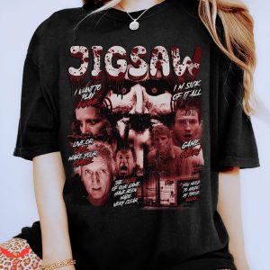 Saw X T-Shirt Horror Movie Vintage Jigsaw Homage Halloween