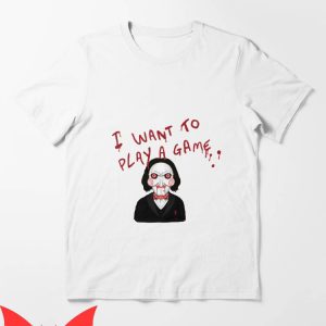 Saw X T-Shirt I Want To Play A Game Horror Movie Halloween