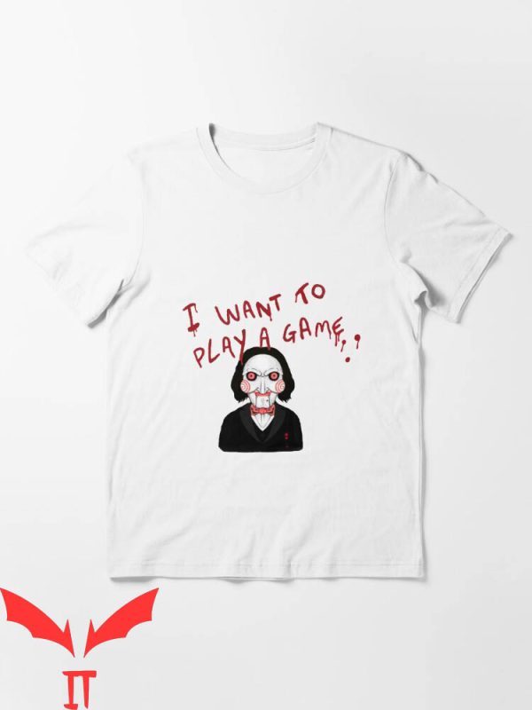 Saw X T-Shirt I Want To Play A Game Horror Movie Halloween