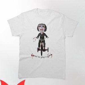 Saw X T-Shirt I Want To Play A Game Movie Horror Halloween