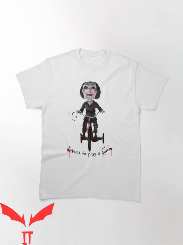 Saw X T-Shirt I Want To Play A Game Movie Horror Halloween