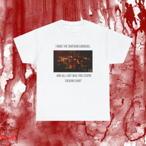 Saw X T-Shirt Rode The Shotgun Carousel Horror Movie