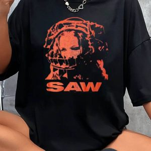 Saw X T-Shirt Saw Reverse Bear Trap Movie Promo Movie 90s