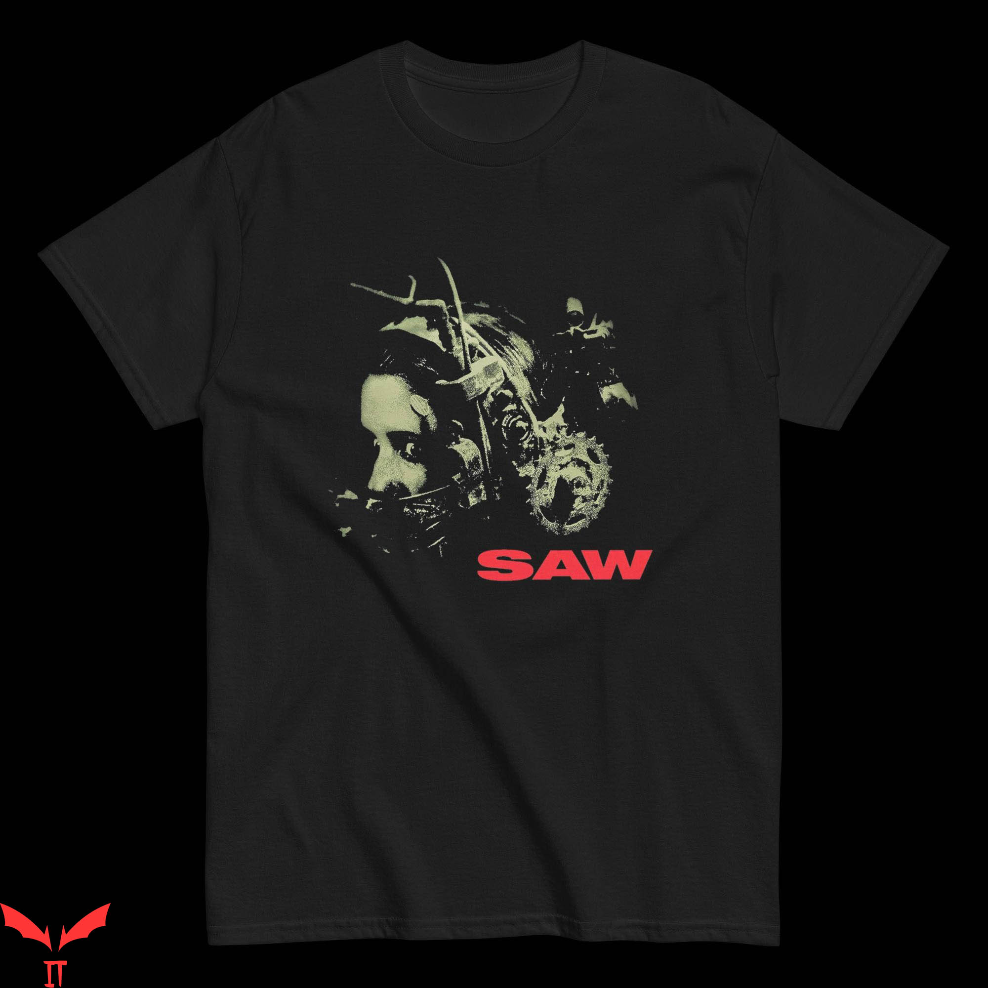 Saw X T-Shirt Vintage Reverse Bear Trap Movie Horror Jigsaw Saw X T-Shirt Vintage Reverse Bear Trap Movie Horror Jigsaw