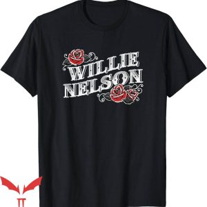 Shotgun Willie T-Shirt Willie Nelson Red Rose Shirt Trending