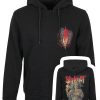 Slipknot Burn Me Away Men’s Dark Grey Zipped Hoodie