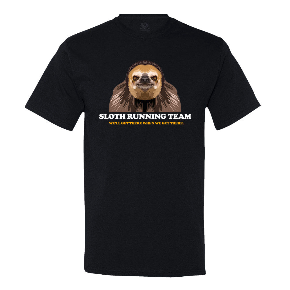 Sloth Running Team Men's Or Women's Black Shirt Sloth Running Team Men's Or Women's Black Shirt