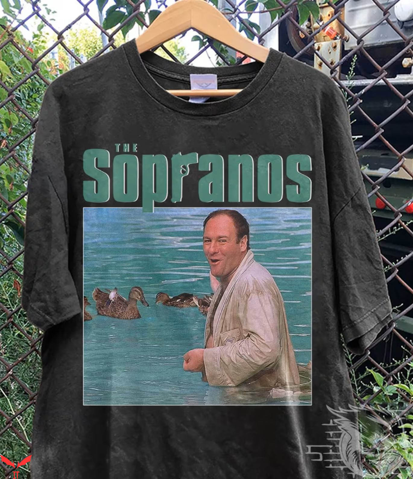 Sopranos Duck T-Shirt Y2K Vintage Retro T-Shirt Trending Sopranos Duck T-Shirt Y2K Vintage Retro T-Shirt Trending