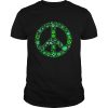 St Patrick Day Gifts for Men Women Hippie Peace Love shirt