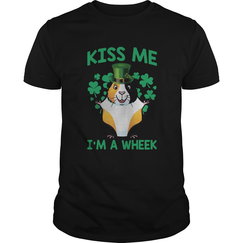 St Patricks Day Guinea pig kiss me Im a wheek shirt St Patricks Day Guinea pig kiss me Im a wheek shirt