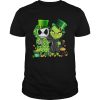 St Patricks Day Irish Baby Jack Skellington and baby Grinch shirt