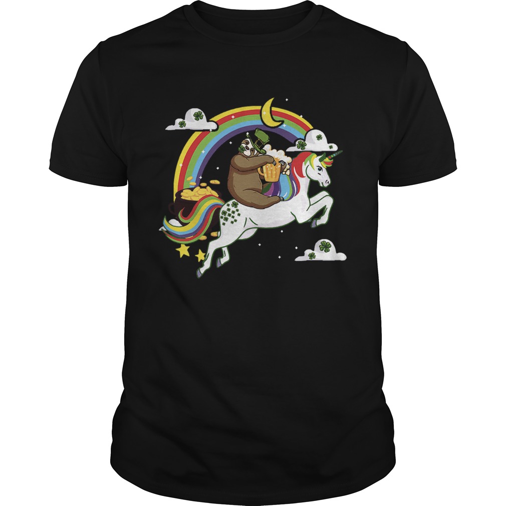 St Patricks Day Sloth on a Unicorn shirt St Patricks Day Sloth on a Unicorn shirt