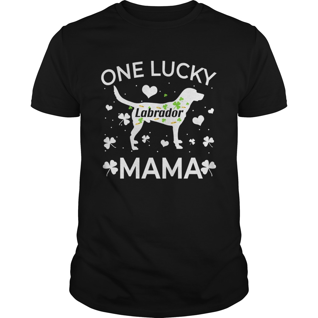 St Patricks Day labrador Lucky Mama Mom Dog shirt St Patricks Day labrador Lucky Mama Mom Dog shirt