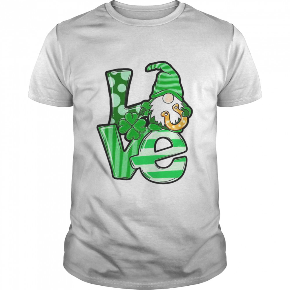 St.Patrick’s Day Gnome love hooves shirt St.Patrick’s Day Gnome love hooves shirt