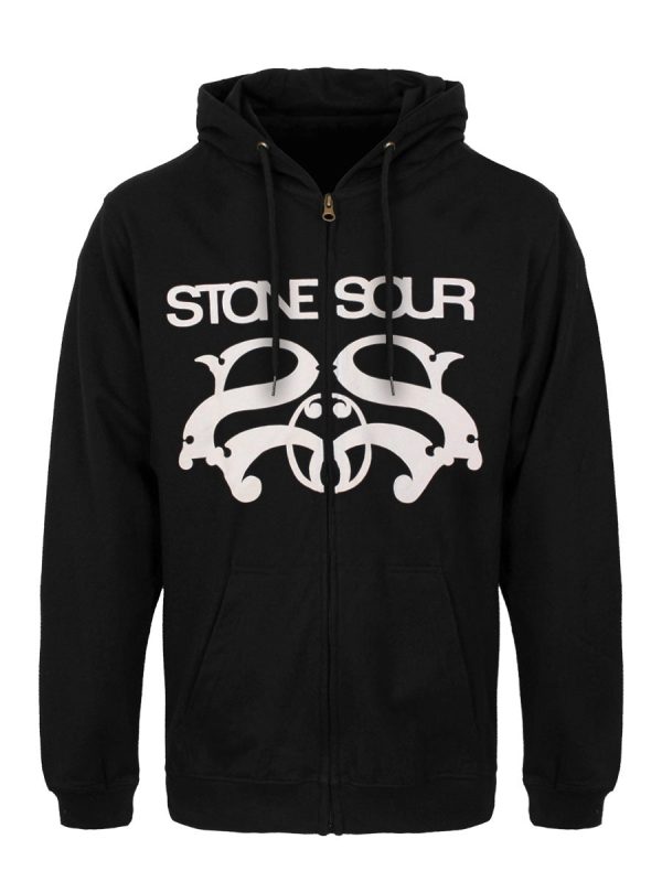 Stone Sour Logo Men’s Black Zipped Hoodie