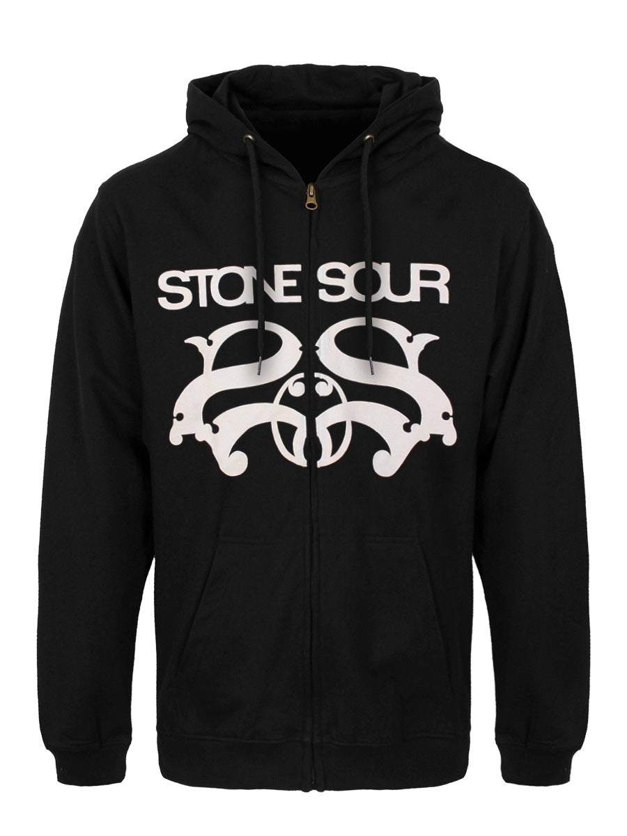 Stone Sour Logo Men's Black Zipped Hoodie
