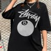 Stussy T-Shirt 8 Ball Y2k 90s 70s Mothers Day Trending