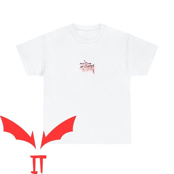 Stussy T-Shirt Fred Kreuger Halloween Vintage Minimalist Art