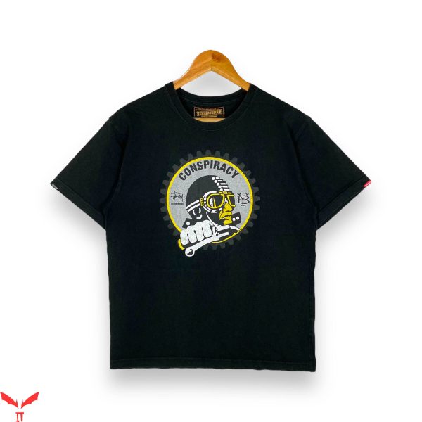 Stussy T-Shirt Neighborhood Conspiracy Vintage Minimalist