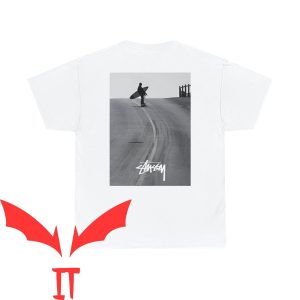 Stussy T-Shirt Palace Surfer Skater Vintage Minimalist Art