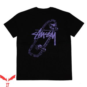 Stussy T-Shirt Vintage Minimalist Art With Brand Logo