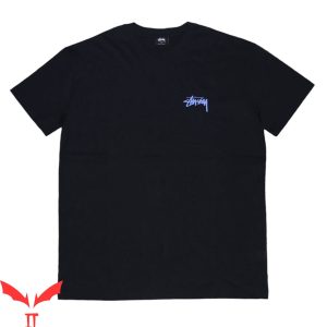 Stussy T-Shirt Vintage Minimalist Art With Brand Logo