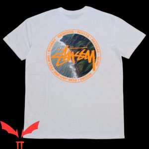 Stussy T-Shirt Vintage Minimalist Art With Classic Logo