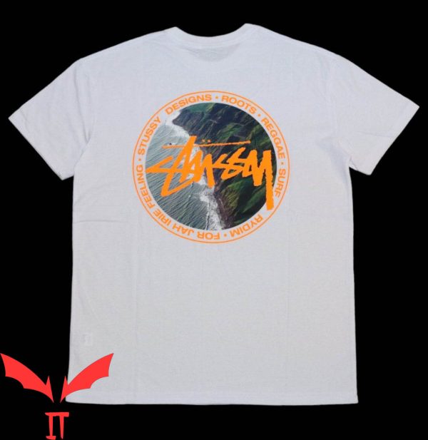 Stussy T-Shirt Vintage Minimalist Art With Classic Logo
