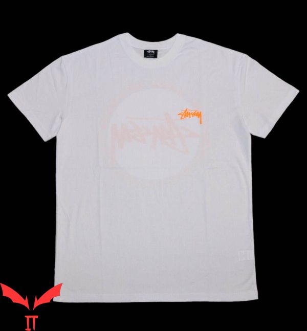 Stussy T-Shirt Vintage Minimalist Art With Classic Logo