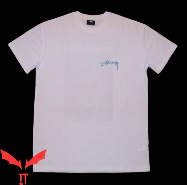 Stussy T-Shirt Vintage Minimalist Art With Logo Basic