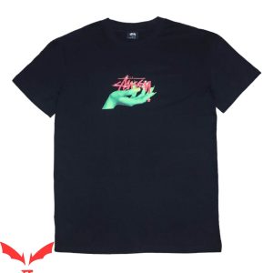 Stussy T-Shirt Vintage Minimalist Art With Logo Trendy