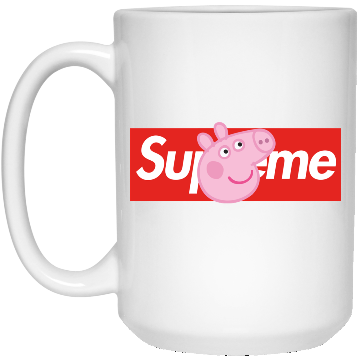 Supreme Peppa Pig mug, white mug, travel mug Supreme Peppa Pig mug, white mug, travel mug