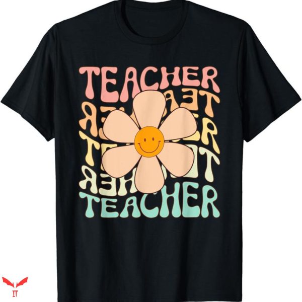 Teacher T-shirt Flower Colorful