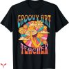 Teacher T-shirt Groovy Art