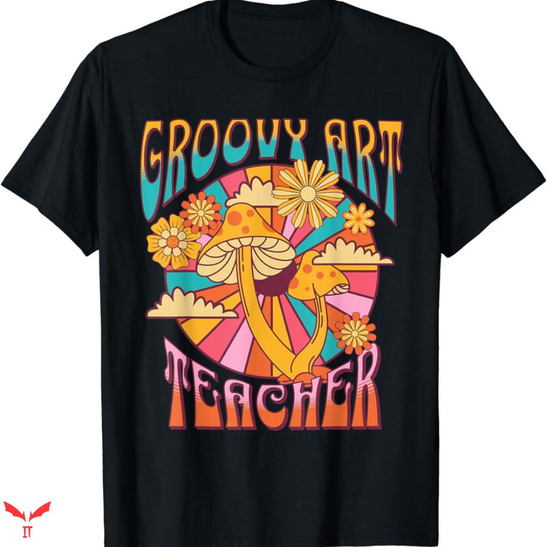 Teacher T-shirt Groovy Art Teacher T-shirt Groovy Art